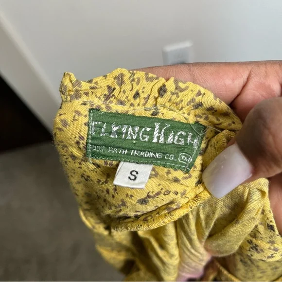 VTG y2k Flying High Women Babydoll Covertable Dress Small Ombre Fairy Grunge - Picture 12 of 12